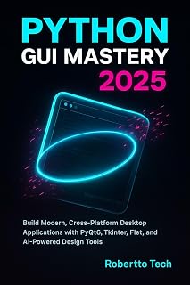 PYTHON GUI MASTERY 2025: BUILD MODERN, CROSS-PLATFORM DESKTOP APPLICATIONS WITH PYQT6, TKINTER, FLET, AND AI-POWERED DESIGN TOOLS