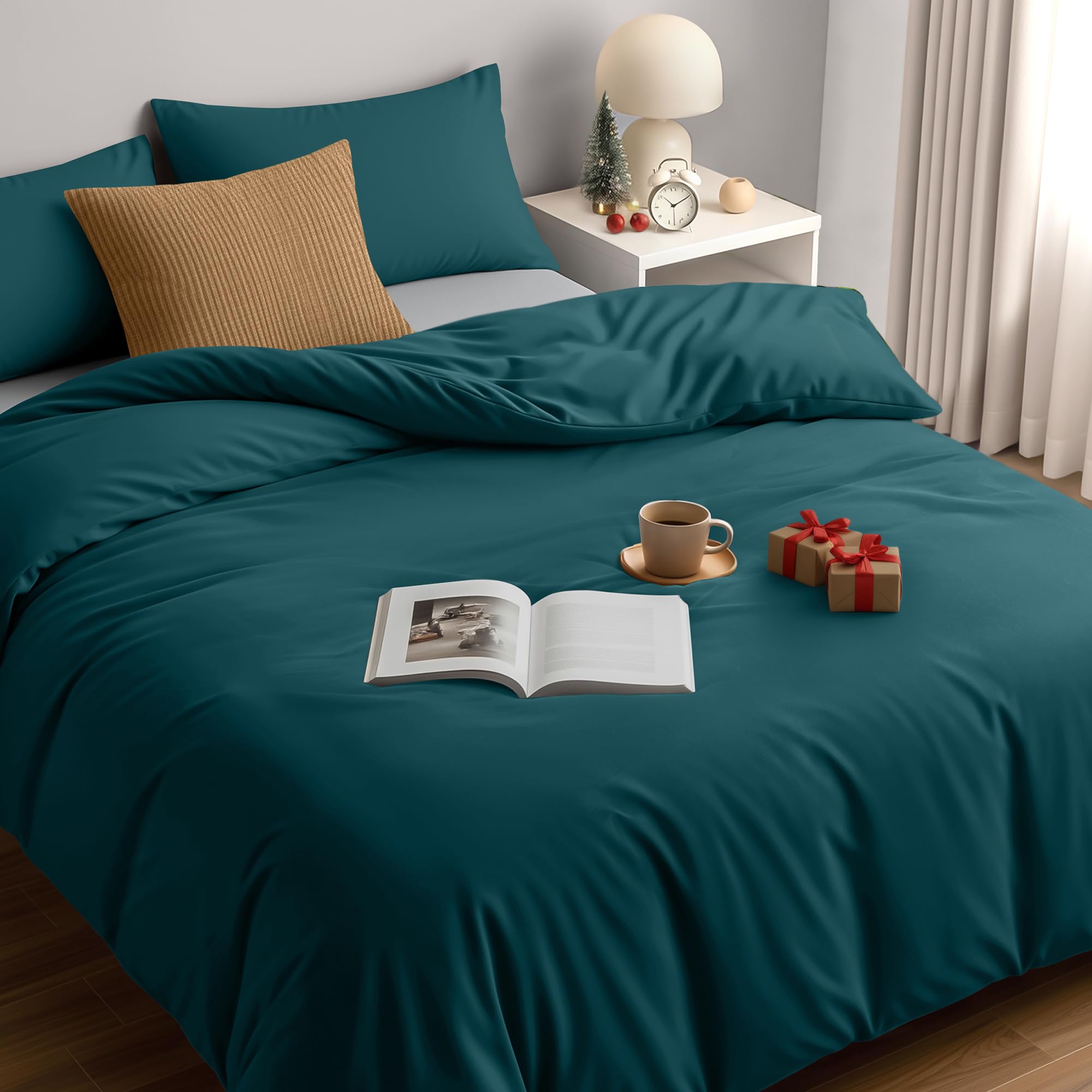 Utopia Bedding Funda Nordica Cama 180 - Microfibra Juego de Funda Nordica 240x260 cm y 2 Fundas de Almohada 65x65 cm (Blanco) — view 61