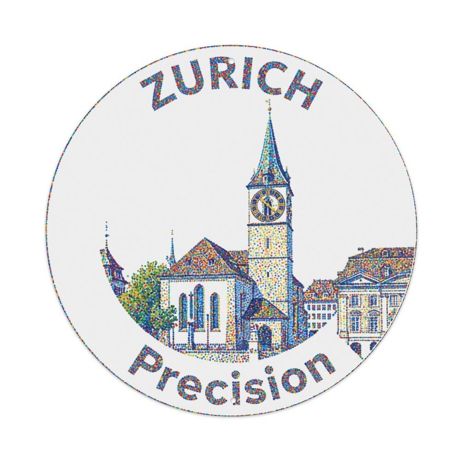Fqnyr Style Metal Tin Sign Vintage Travel Zurich Switzerland Feature