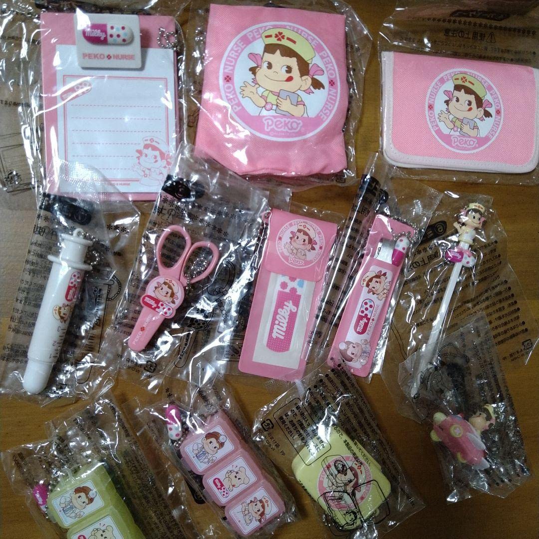 激レア 限定品 不二家 ぺこちゃん ナースシリーズ バッグ付き 完全20点