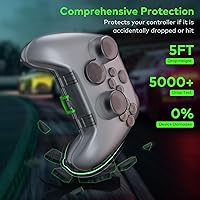 Vista 2 de Tiiletzote Funda protectora de viaje compatible con el controlador Xbox Series XS, carcasa rígida 11, protección de joystick, resistente al polvo