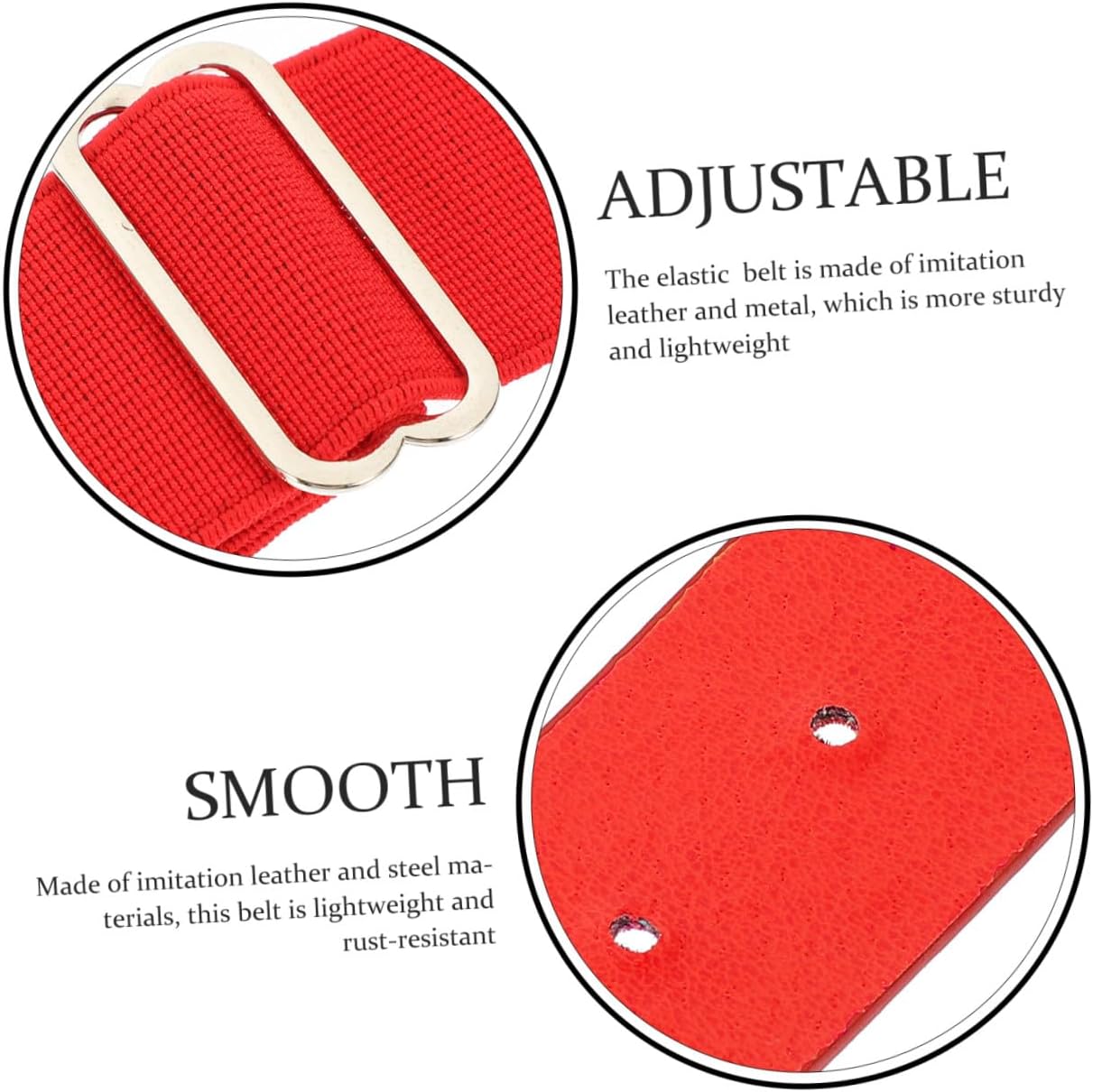 WOONEKY Baseball Belt Softballs Belt for Women Boys Red Youth Adult Decorative Accessory