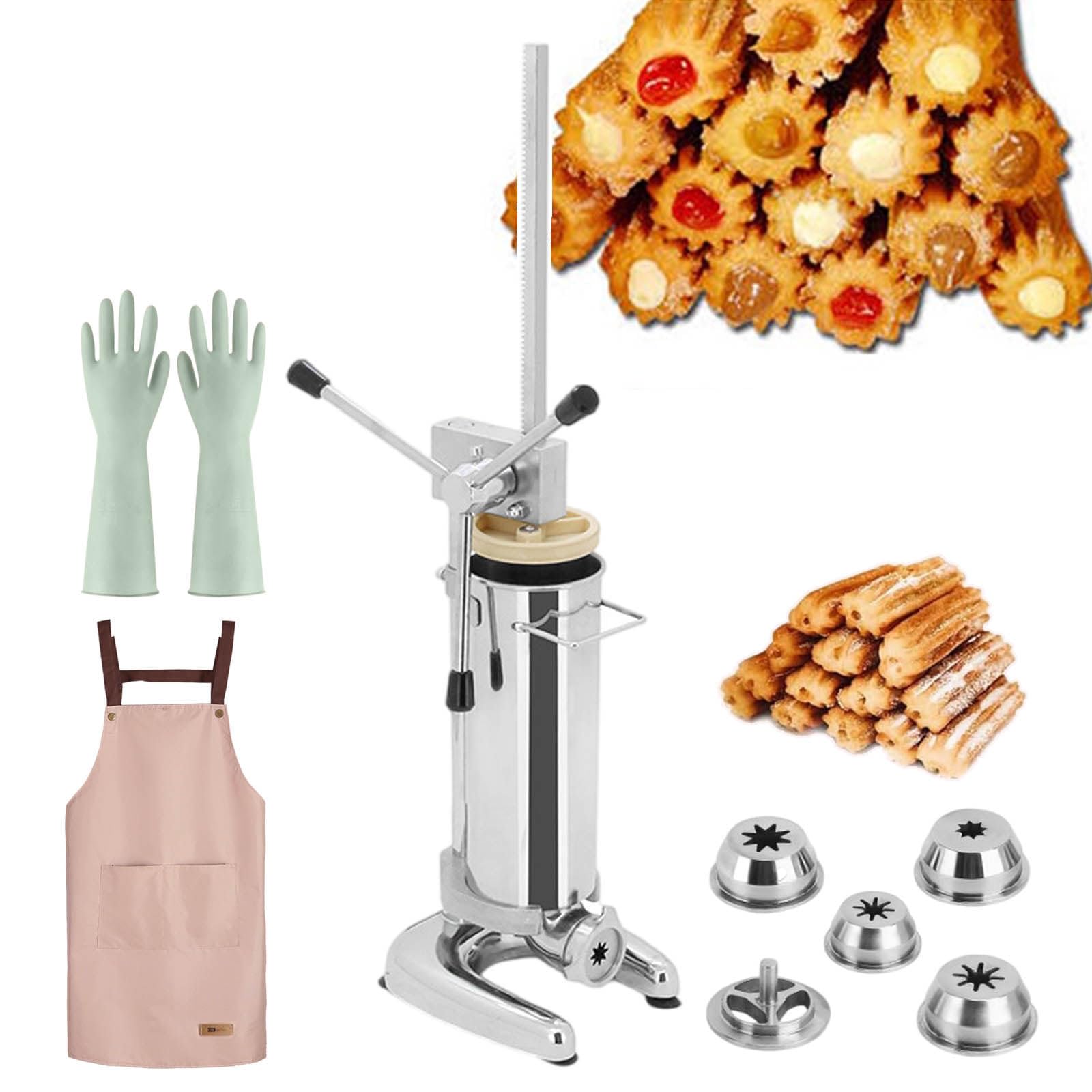 Churro Maker Machine Churreras Para: Kit de relleno de churro con libro