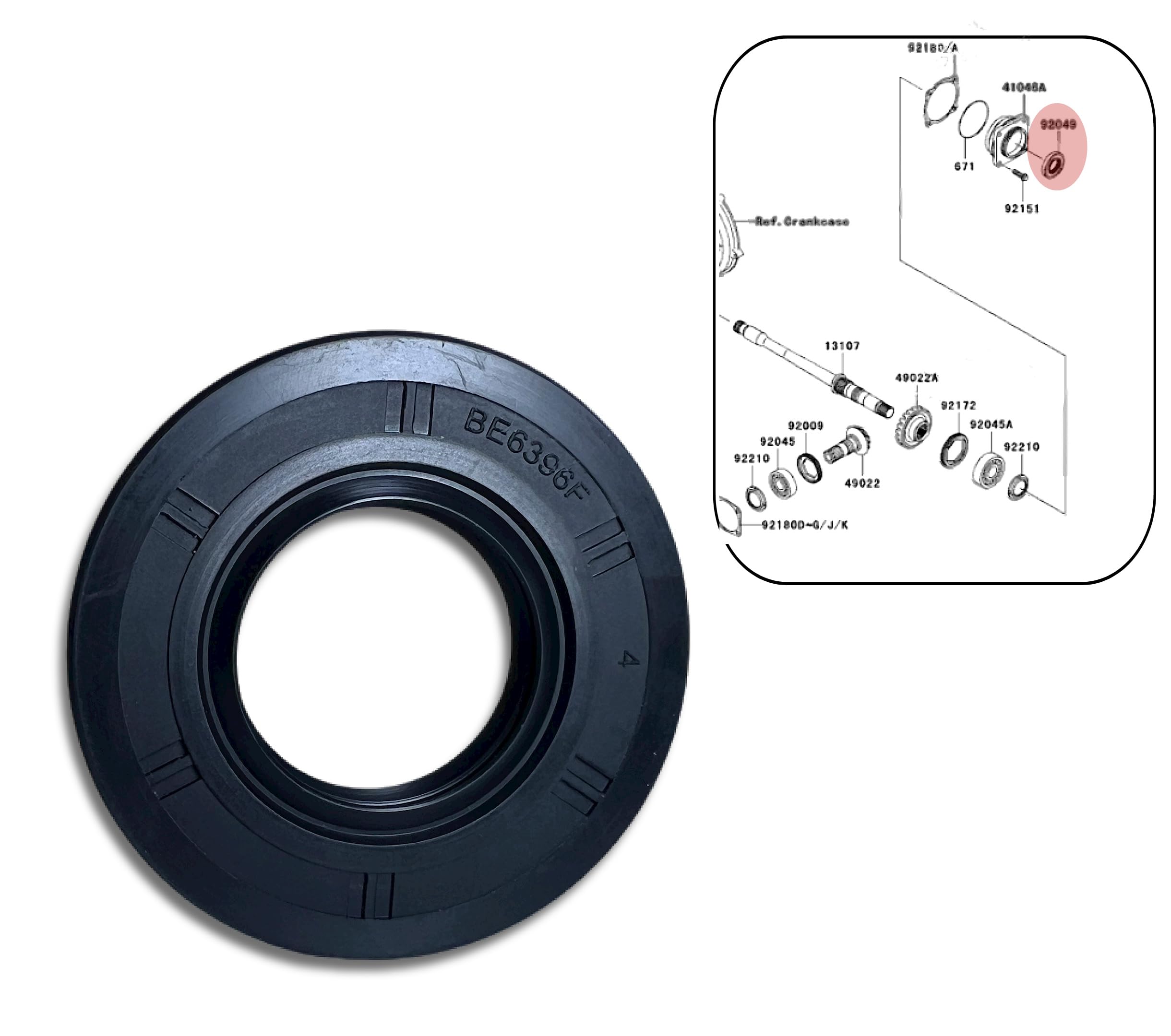 Carburetor For Kawasaki Brute Force 650 KVF650D/Kawasaki Prairie 650 - View #4