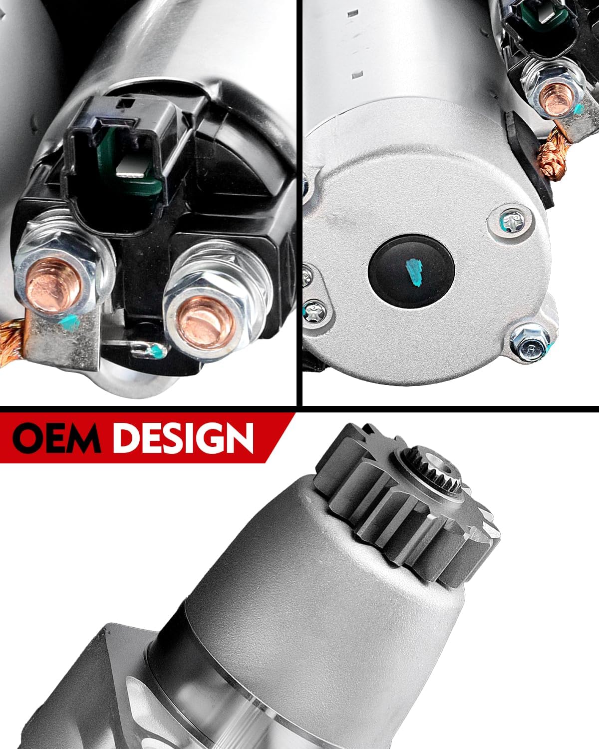 17825N Starter Motor for:-Toyota Sienna 2004-2016, Avalon Camry Highlander Matrix for:-RAV4 2002-2018, for:-Lexus ES300 ES330 ES350 RX330 RX350, for:-Scion TC XB Replacment OE# 281000A010
