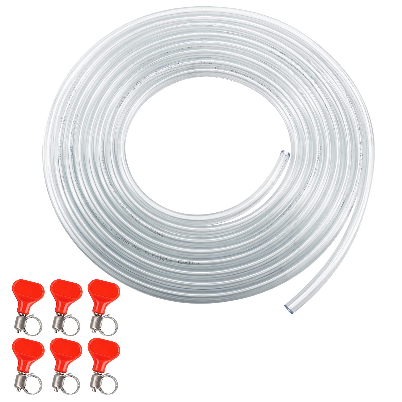 Buy Dbgogo 20 Feet Homebrew Beer Line Kit, Inside Diameter 3/16'' Super Long Tubing Cutto