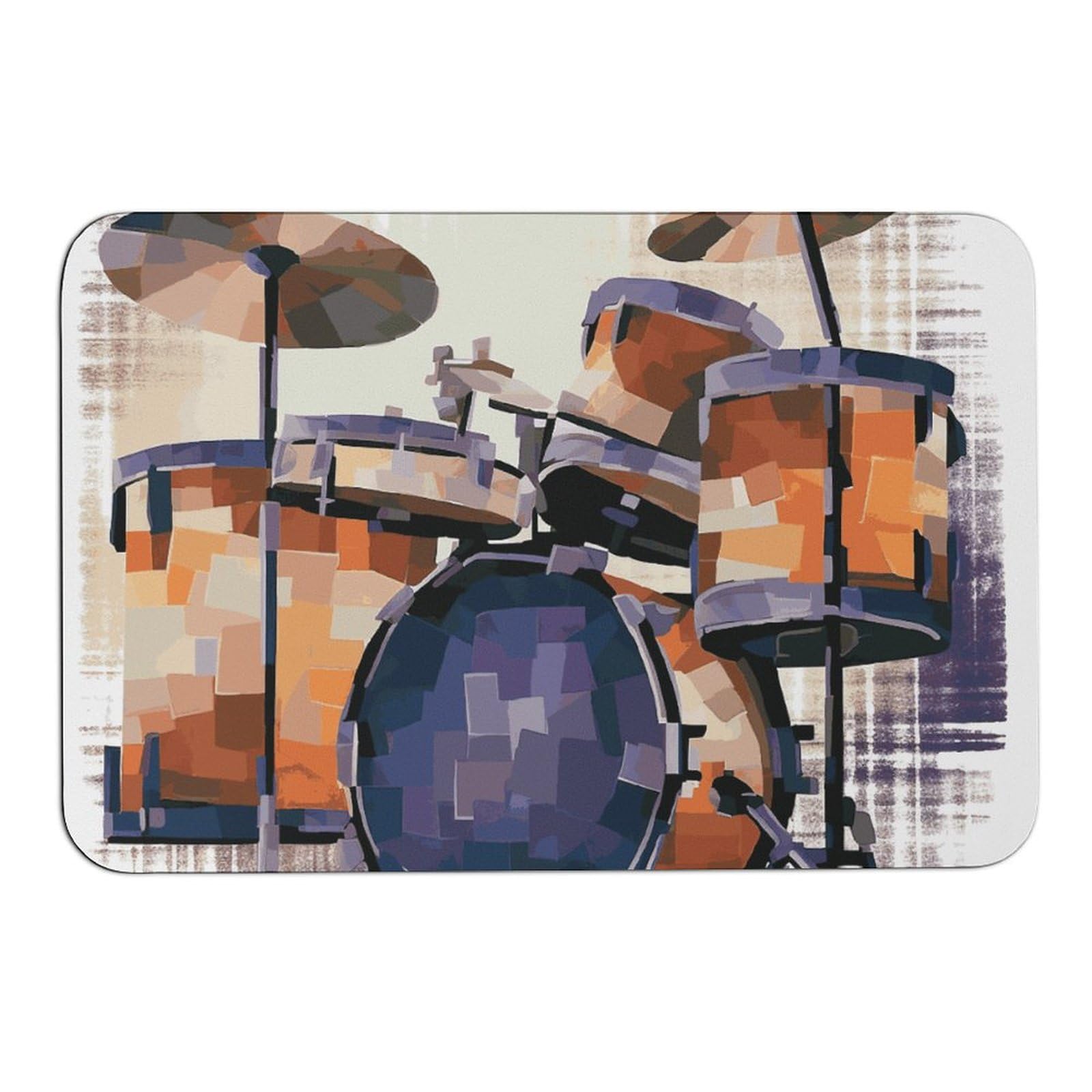 Tapis de boue diatomée jazz drum idéal pour une entrée propre en intérieur et extérieur