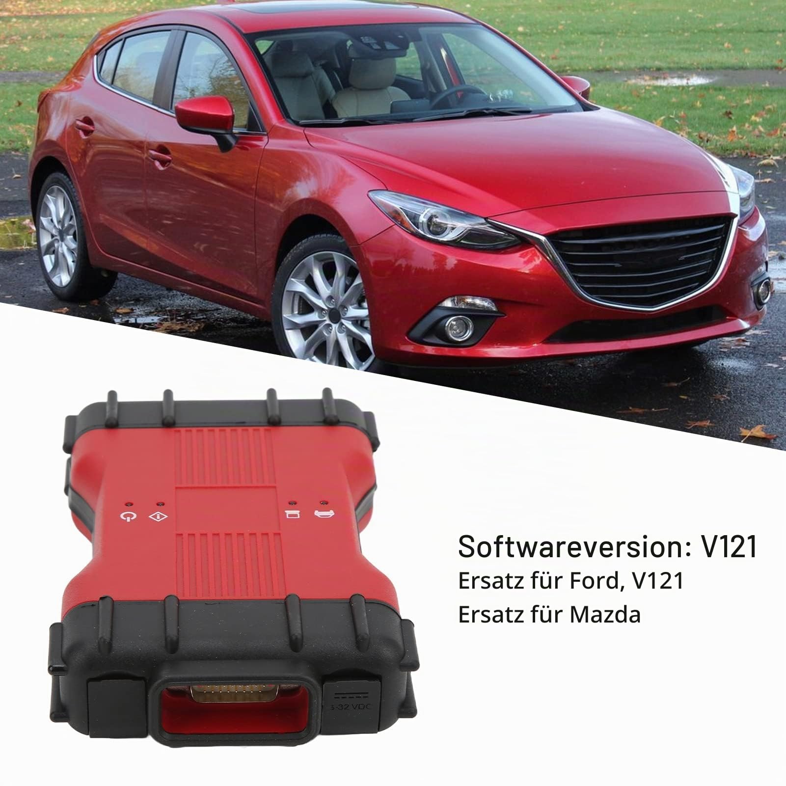 Auto Diagnosegerät, VCM II 2 in 1 Dianostic Scanner Mehrsprachig IDS Diagnosewerkzeug Repalcement für V121