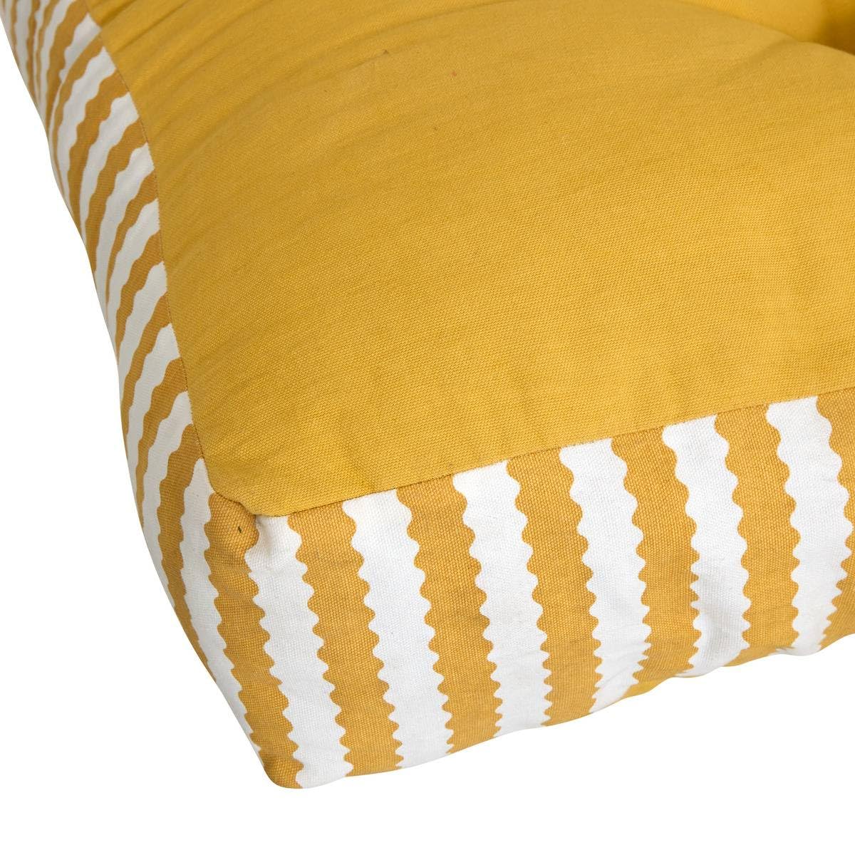 Atmosphera - Coussin de Sol d'extérieur Poolside 80x120x15cm Jaune