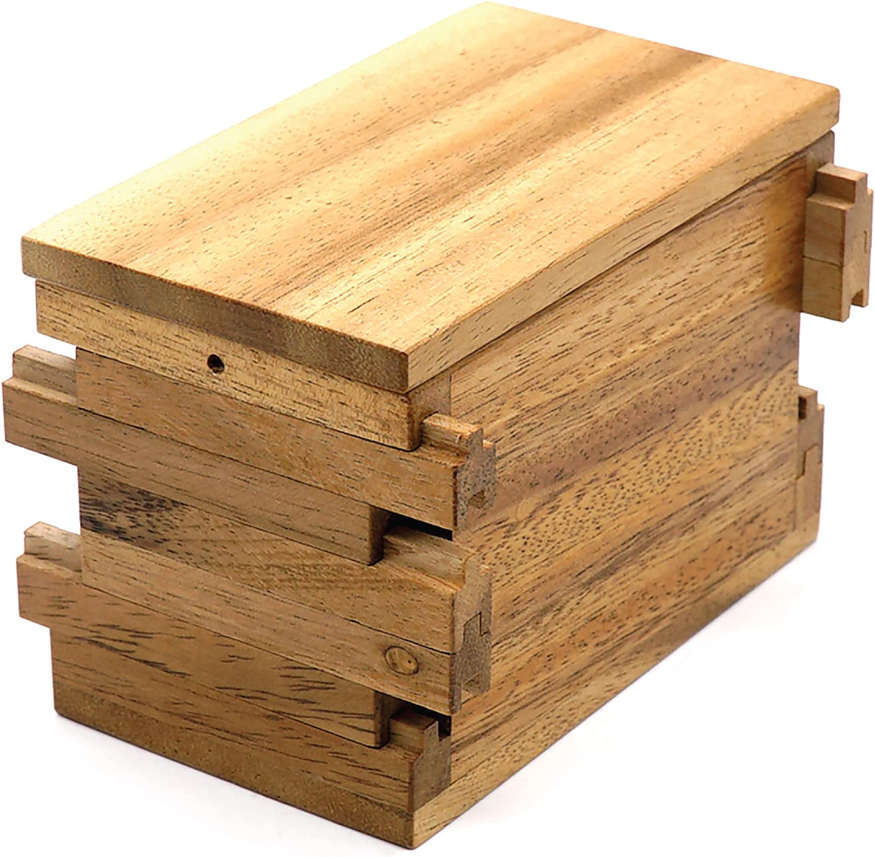 Secret Wooden Gift Cash 3D Puzzles for Adults Treasure Safe Hidden Money Heart Stash Toy Box Compartment Kids Ages Adults Brain Teaser Mystery Lock Magic Tricks