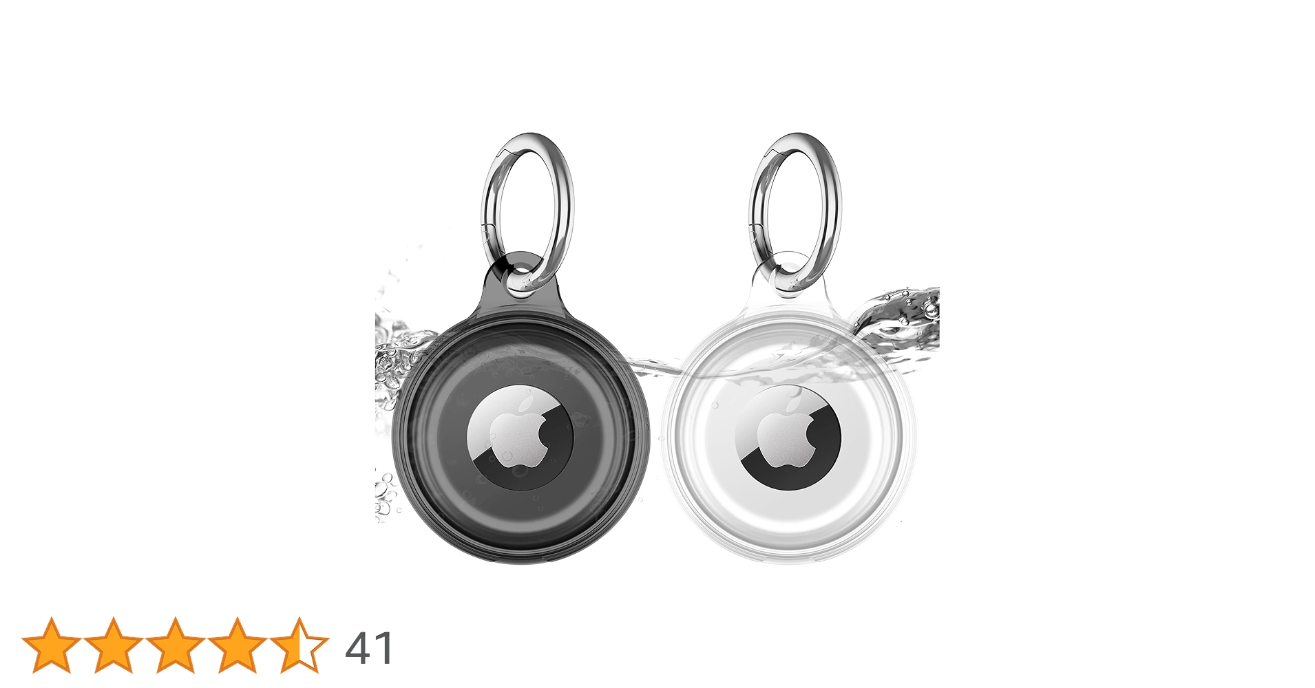 Amazon.co.jp: airtag ケース 2枚入 airtag キーホルダー IPX8