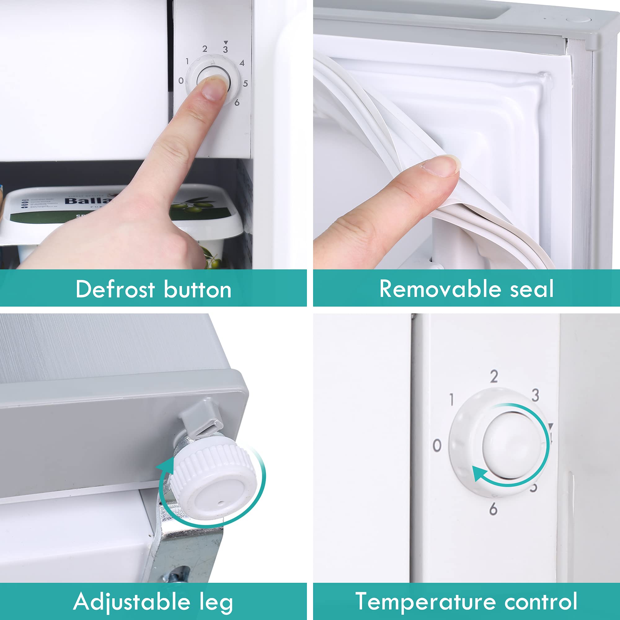 danby mini fridge defrost button