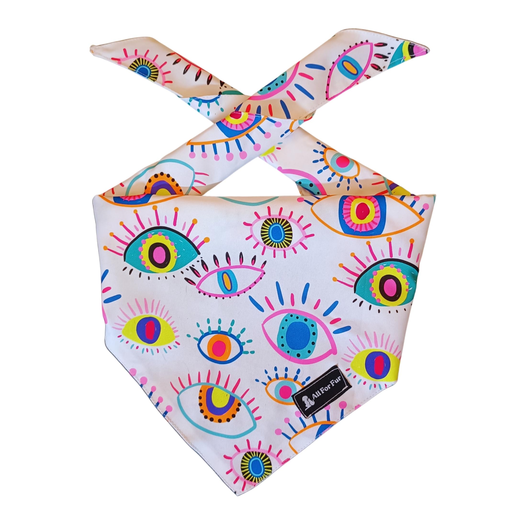 See full amazon price history chart for All For Fur Dog Bandana | Knot & Tie | Adjustable Cotton Bandana/Scarf | Luxury Dog Accessories | Bandana/Scarf for Large (L) to X-Large (XL) Dogs | Neon Evil Eye All For Fur Dog Bandana | Knot & Tie | Adjustable Cotton Bandana/Scarf | Luxury Dog Accessories | Bandana/Scarf for Large (L) to X-Large (XL) Dogs | Neon Evil Eye (B0D76GN3V1) Amazon Price History, Amazon Price Tracker