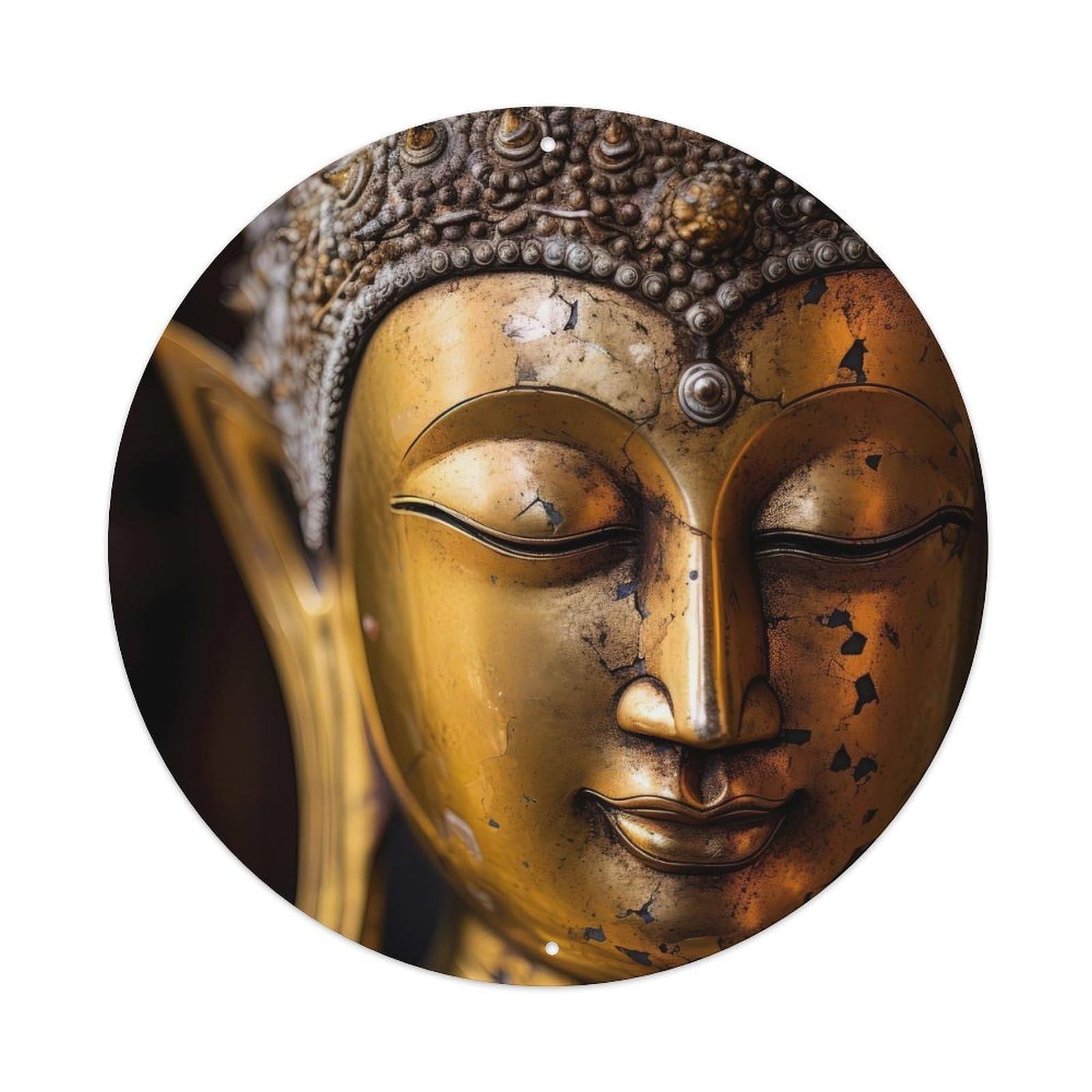Zen Art Buddha V9 Metal Tin Sign