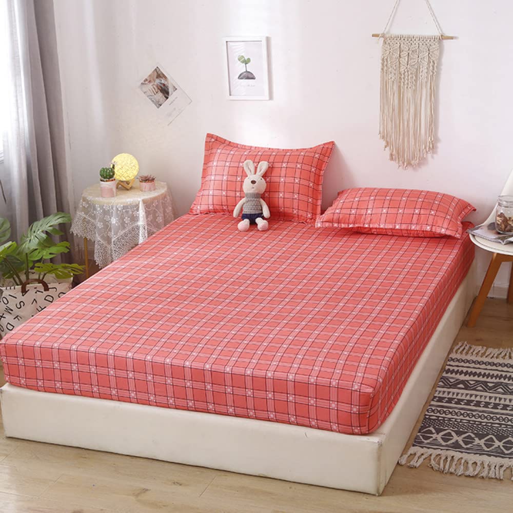 Drap-Housse imprimé pour chambre parentale lit 180x200cm geyahong