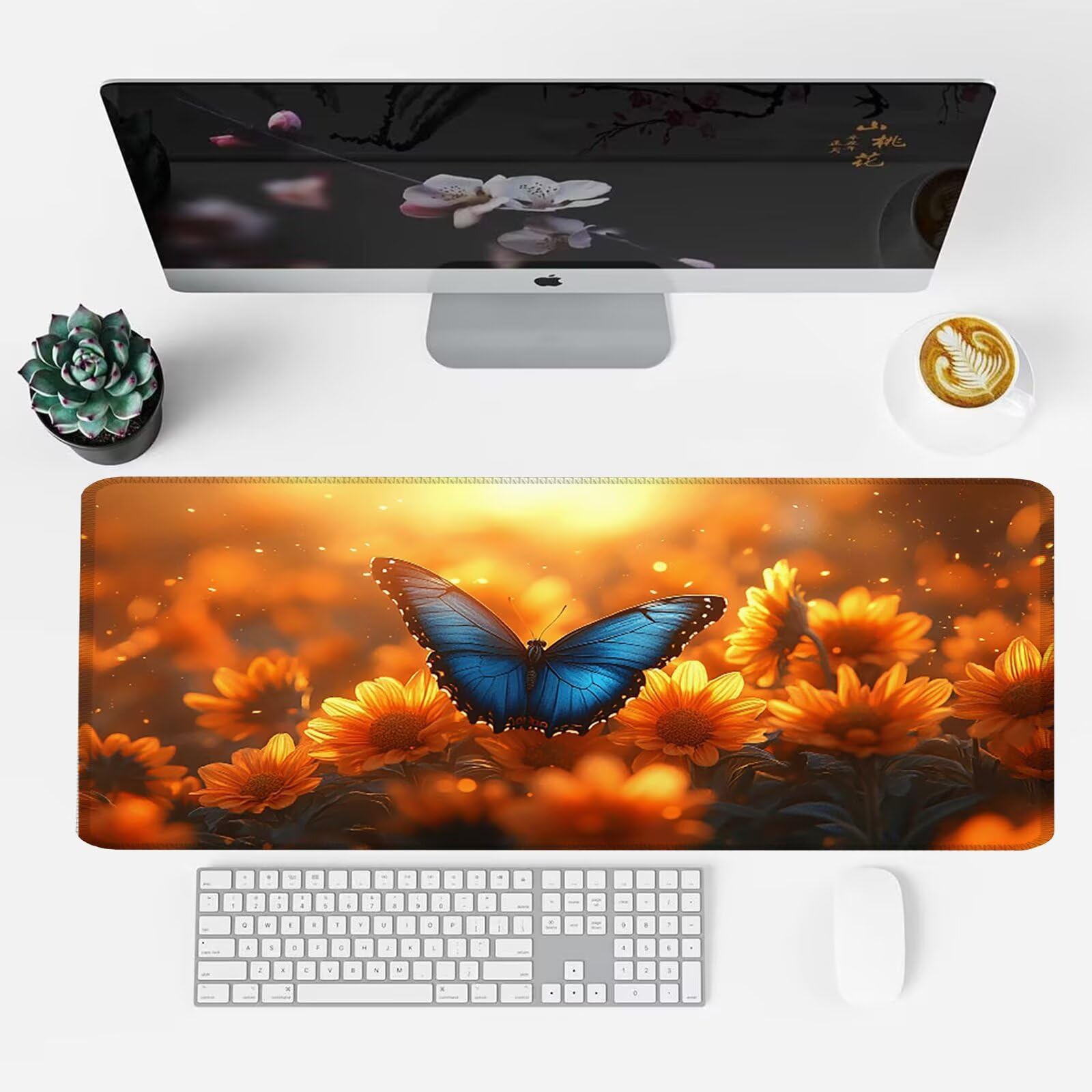 Podkładka pod mysz, podkładka pod mysz XXL 1200 x 600 podkładka pod mysz dla graczy, wodoodporna gumowa podstawa, duża podkładka pod mysz do gier na biurko zszyte krawędzie wodoodporna antypoślizgowa