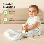2-Pack Organic Baby Sleep Sacks, 100% Cotton 0.5TOG (Nordic, 6-18M) | Soft Breathable, Baby Wearable Blanket, Toddler Sleeping Sack 6-18 Months, Easy to Wear Transitional Swaddles for Newborns