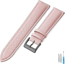 Leather Watch Strap for Men and Women 14-22mm