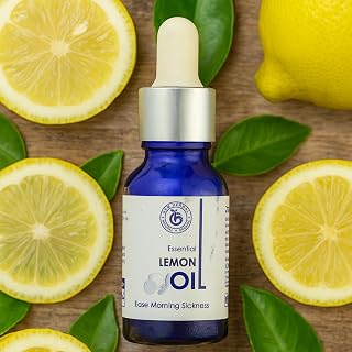 Gem Herbal Lemon Essential Oil 15ml | 100% Pure & Natural Citrus Lemon Oil | Cold Pressed for Glowing Skin, Hair Care, Mood Boost & Aromatherapy | Multipurpose Use