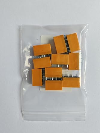 10Pcs DPDT Relay DC 12V Coil 8 Pin 2NO 2NC Mini PCB Power Relays HK19F-12V