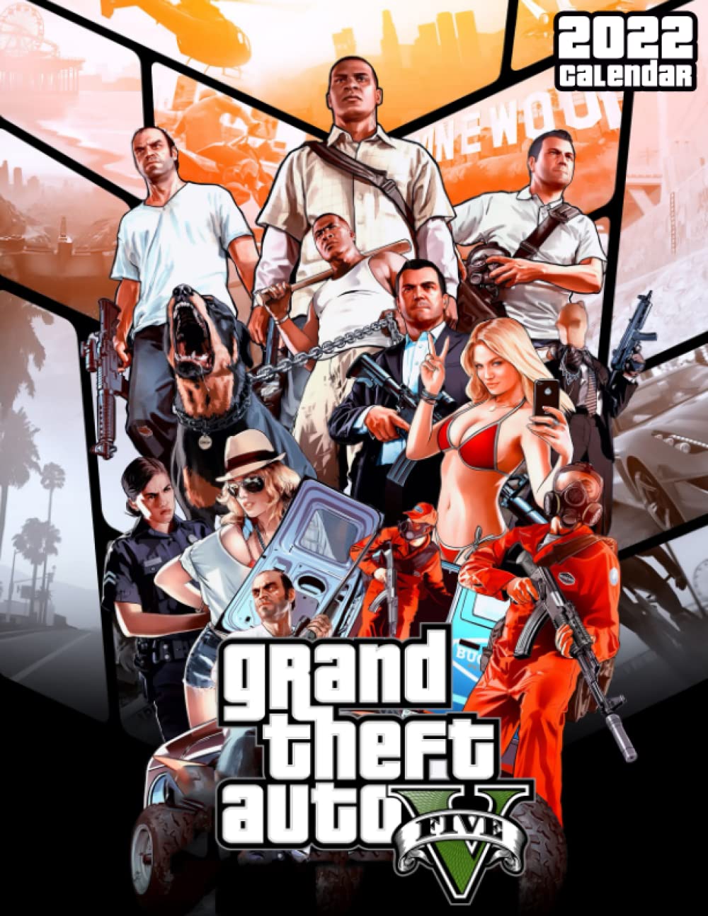 Grand Theft Auto V 2022 Calendar OFFICIAL Game Calendar This grand-theft-auto-v-2022-calendar-official-game-calendar-this