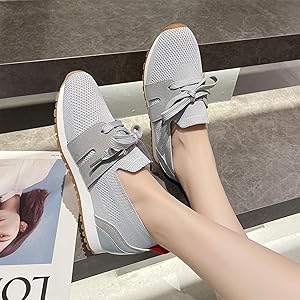 Comfort Wear Women's Orthopedic Sneakers Arch Support