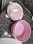 WSYUB Body Powder Puff, Powder Puff for Body Powder, 6 Inch Extra-Large Powder Puffs,Ultra Soft Fluffy Velour Powder Puff, Pink