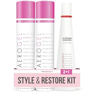 TRIDESIGN Finishing Hair Spray & Moisturizing Shampoo