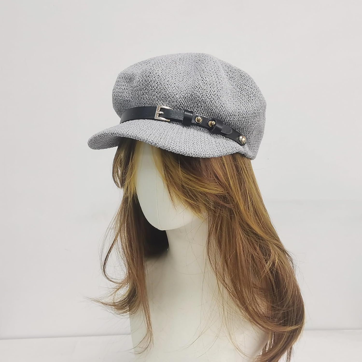 Women's Mesh Knit Newsboy Cap, Breathable Beret Lightweight Sun Hat