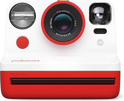 Polaroid Now 2nd Generation I-Type Instant Film Camera - Red 9074