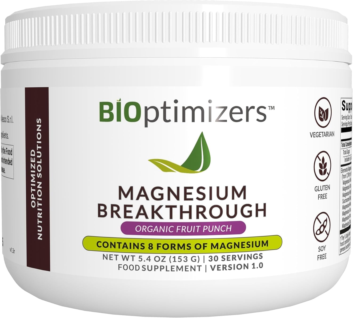 BIOptimizers Magnesium Breakthrough Drink – 8 forms + electrolytes