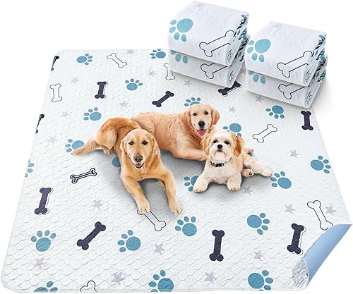 Almohadillas lavables para orina para perros, paquete de 2 almohadillas reutilizables para entrenamiento de cachorros, almohadillas duraderas y