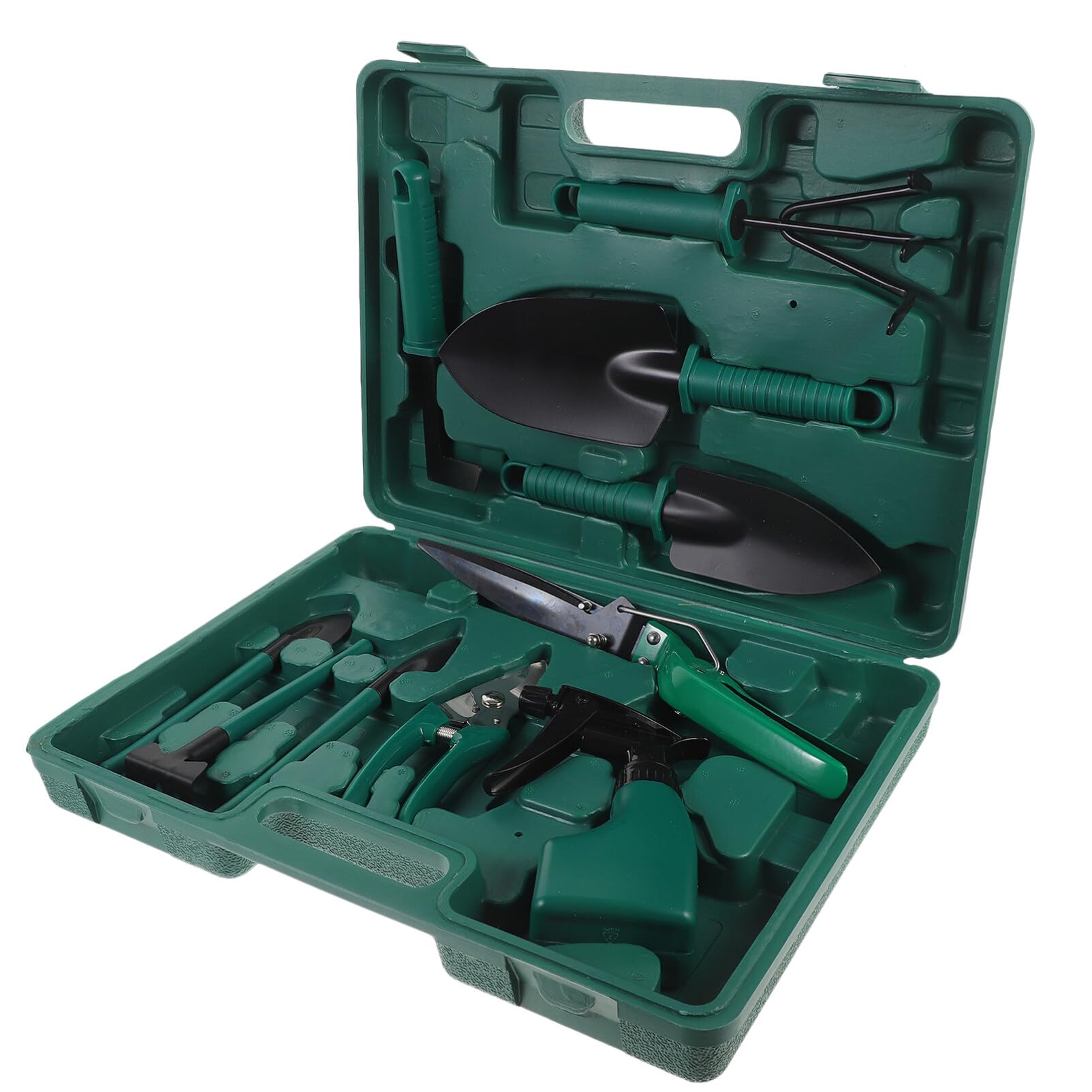 SUPVOX 1ensemble Kit Outils De Jardinage Pratique avec Pelle Râteau Et Sécateur Ensemble Étui De Rangement pour Jardinage Et Entretien Plantes