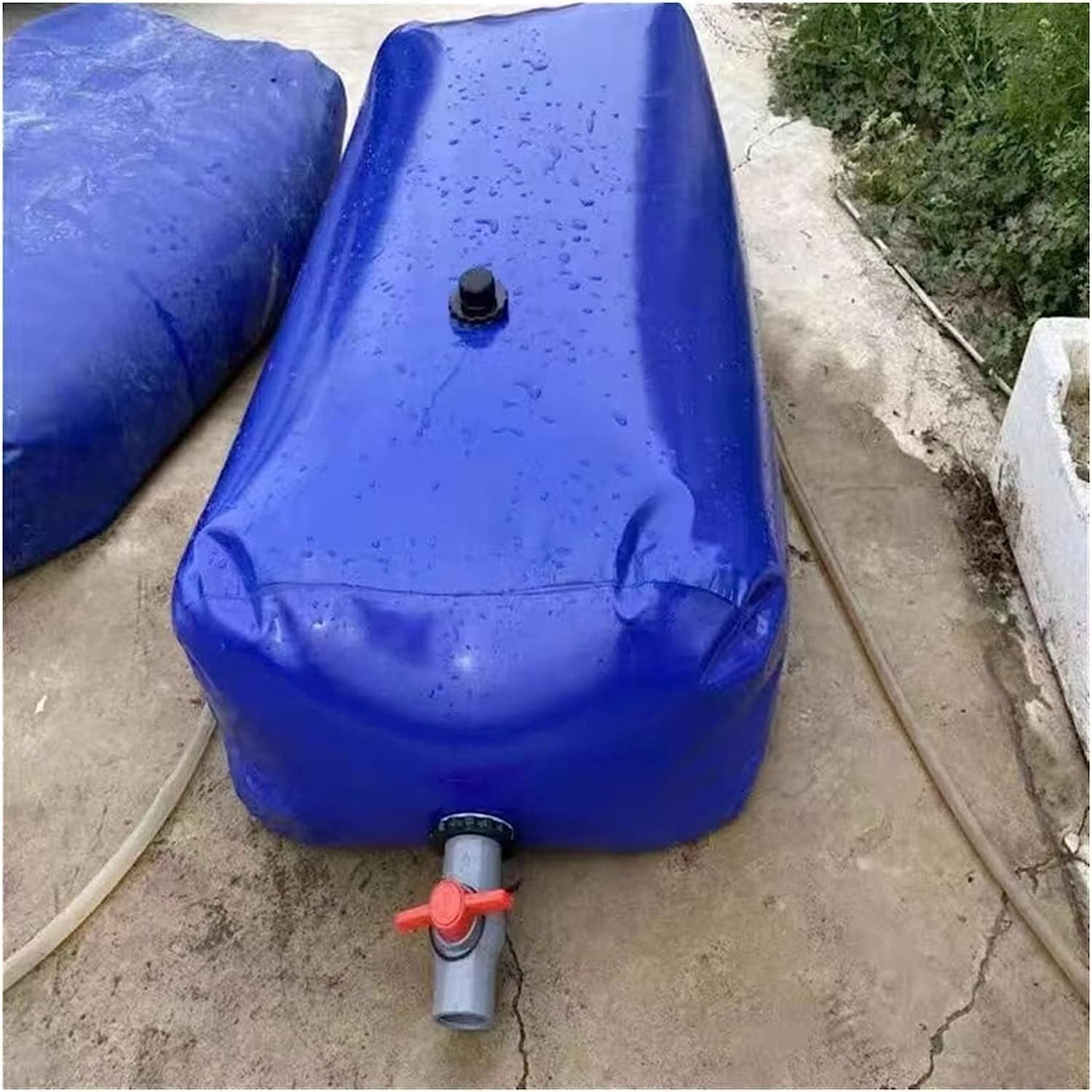 Bolsas de Almacenamiento de Agua temporales, contenedores de Almacenamiento de Agua y Tanques de Agua para el Refugio contra la Lluvia (1000 litros/1,5 * 1 * 0,7 Metros)