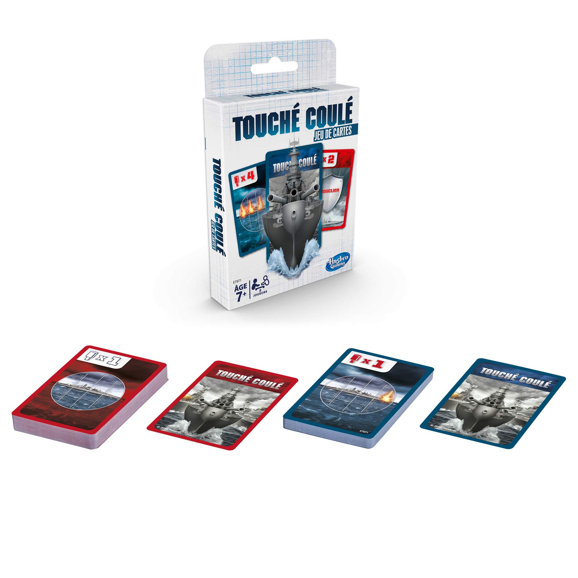 Touché-Coulé Card Game - Social Game - French Version - Image 2