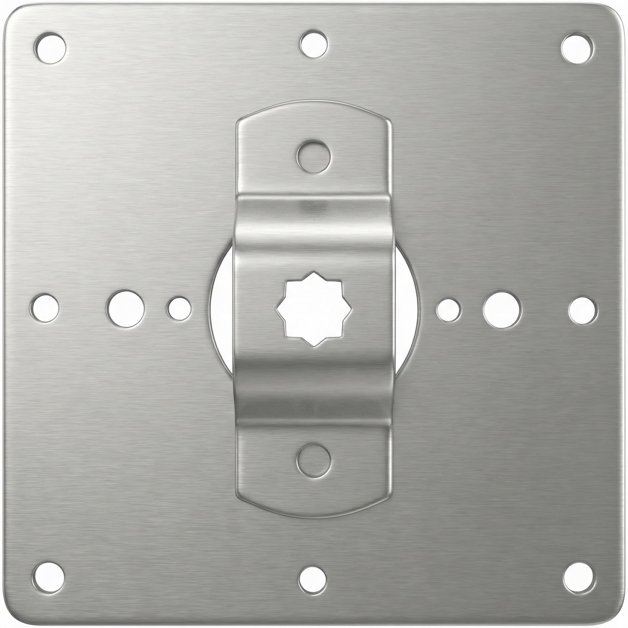 heicko Fertigkastenlager für Rohrmotoren 10mm Vierkant – Präzises Antriebslager 100x100mm für Rollladen Aufsatzkasten | Passend für Kömmerling & Veka Systeme | Robuster Edelstahl für stabile Montage