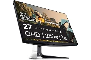Alienware 27-inch 240Hz 1440p Gaming Monitor: Unmatched Immersion, Performance, and Style