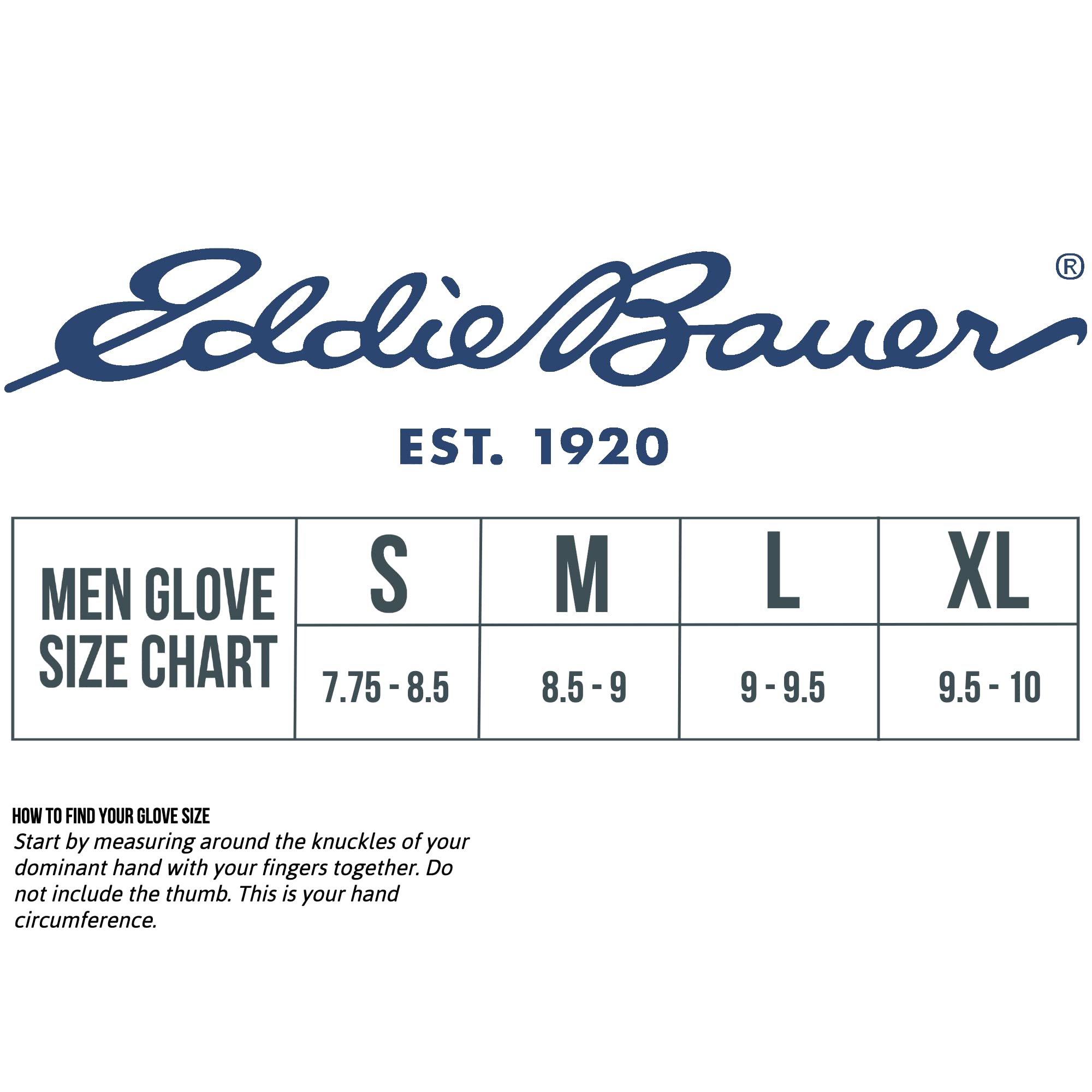 Eddie Bauer Touchscreen Warm Running Gloves, Standard Men's and Women's Cool Weather Gloves, Black, Medium