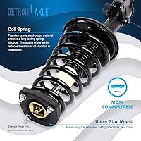 Vista 625 de Detroit Axle - Kit de suspensión delantera de 10 piezas para Chevy Aveo Aveo5 Pontiac G3 Wave 2 Ready Struts Assembly 2 Enlaces de barra