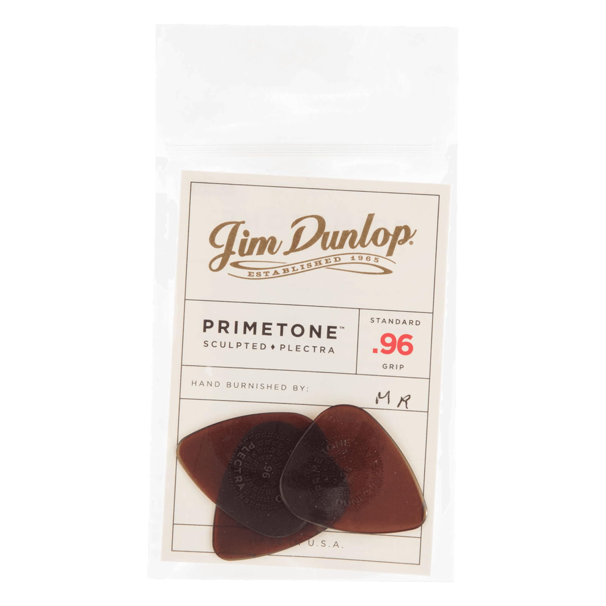 Jim Dunlop Primetone® Standard Grip Pick .96MM - 3 Pack