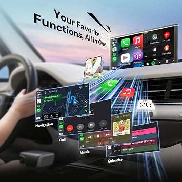 OTTOCAST Mini Slim 3.0 2026 Upgrade Wireless CarPlay & Android Auto Adapter | Plug & Play, Fast Auto-Reconnect, Dual-Band 5Ghz,Remember Two Phones