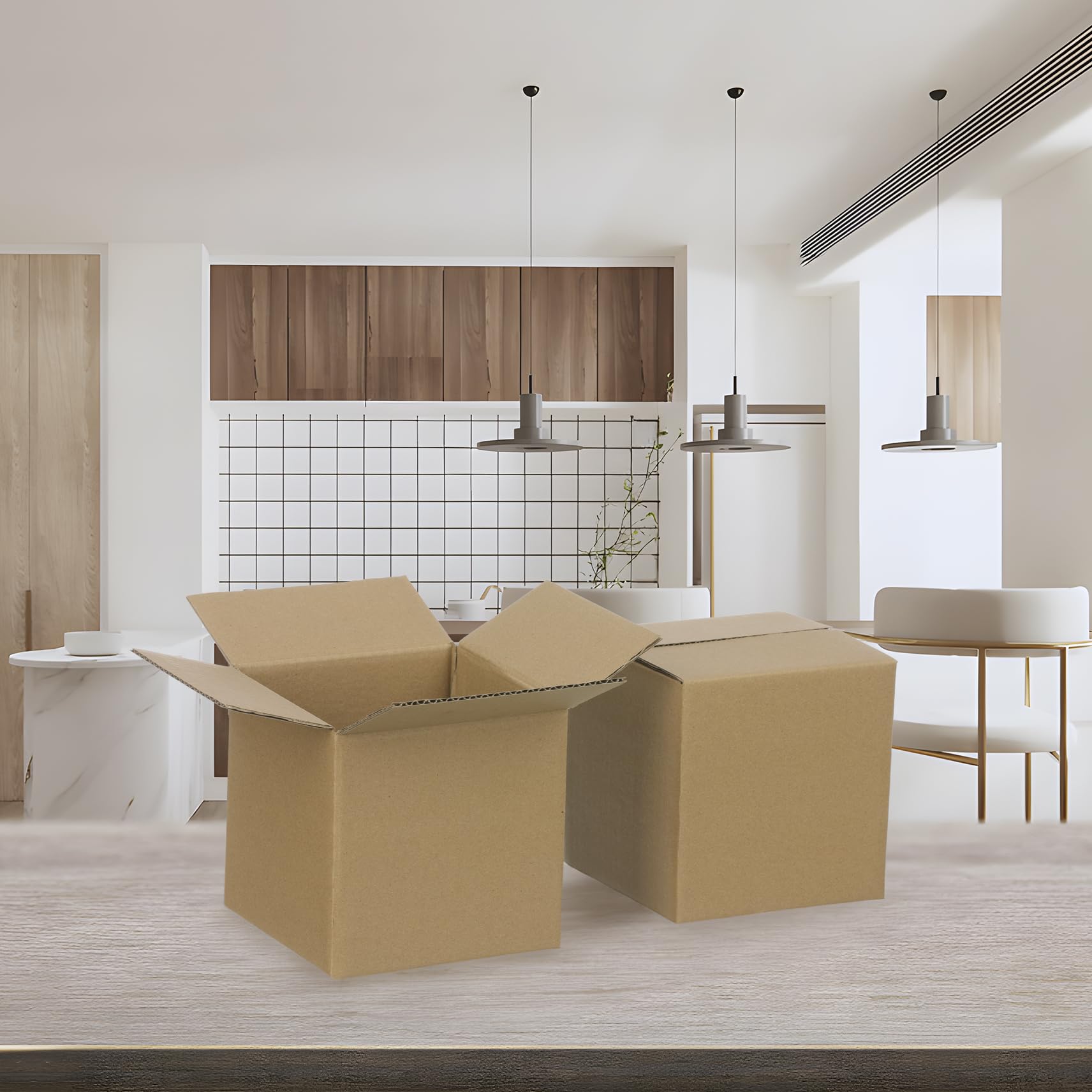 Boxes Fast BF2688 Long Cardboard Boxes 26 x 8 x 8 Single Wall Corrugated Cardboard for Shipping or Moving Long and Narrow Items, Kraft (Pack of 25