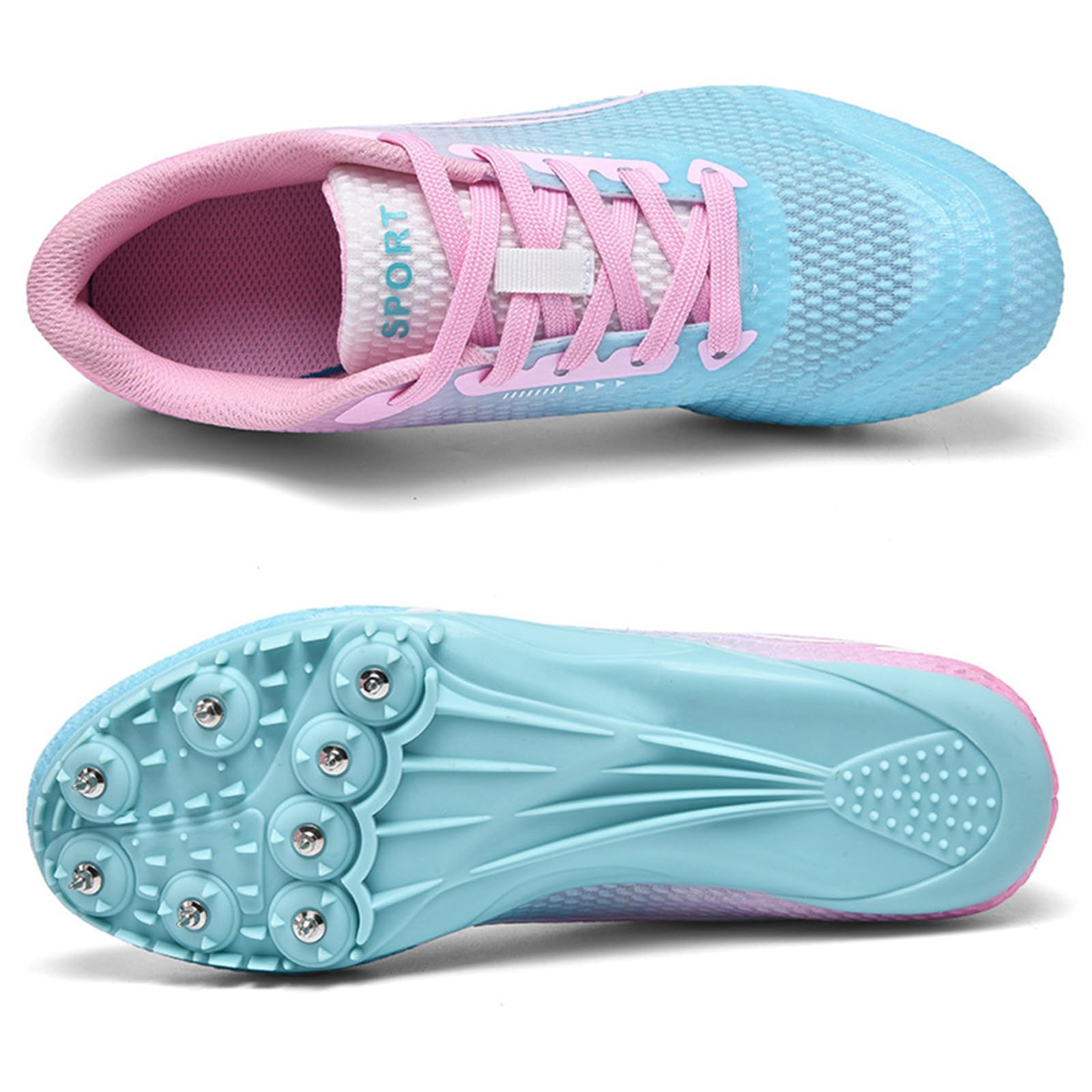 Chaussures De Course À Pointes Chaussures D'athlétisme Hommes Femmes Sprint Saut Course Baskets pour Enfants