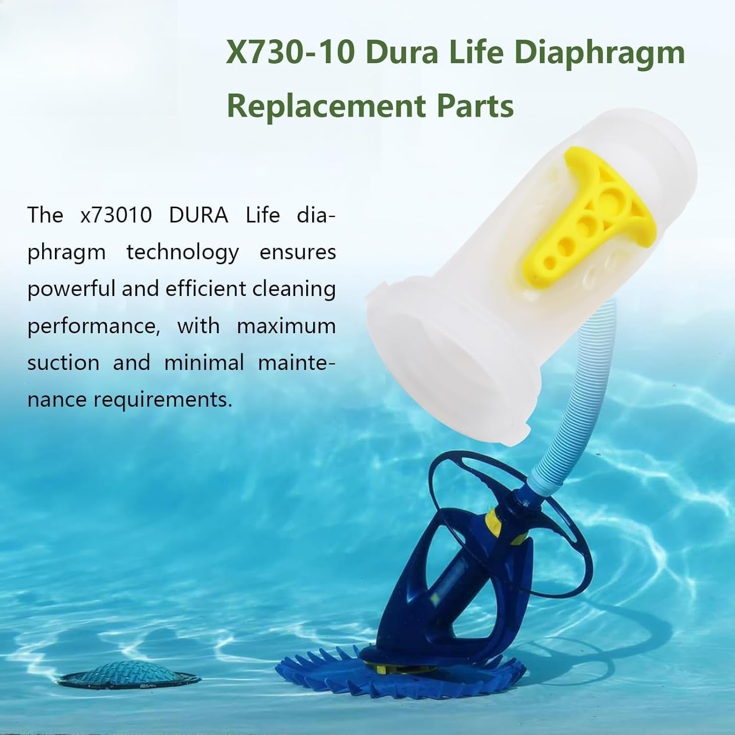 X73010 Dura Life Membran-Ersatz kompatibel mit Zodiac Baracuda 2 Stück