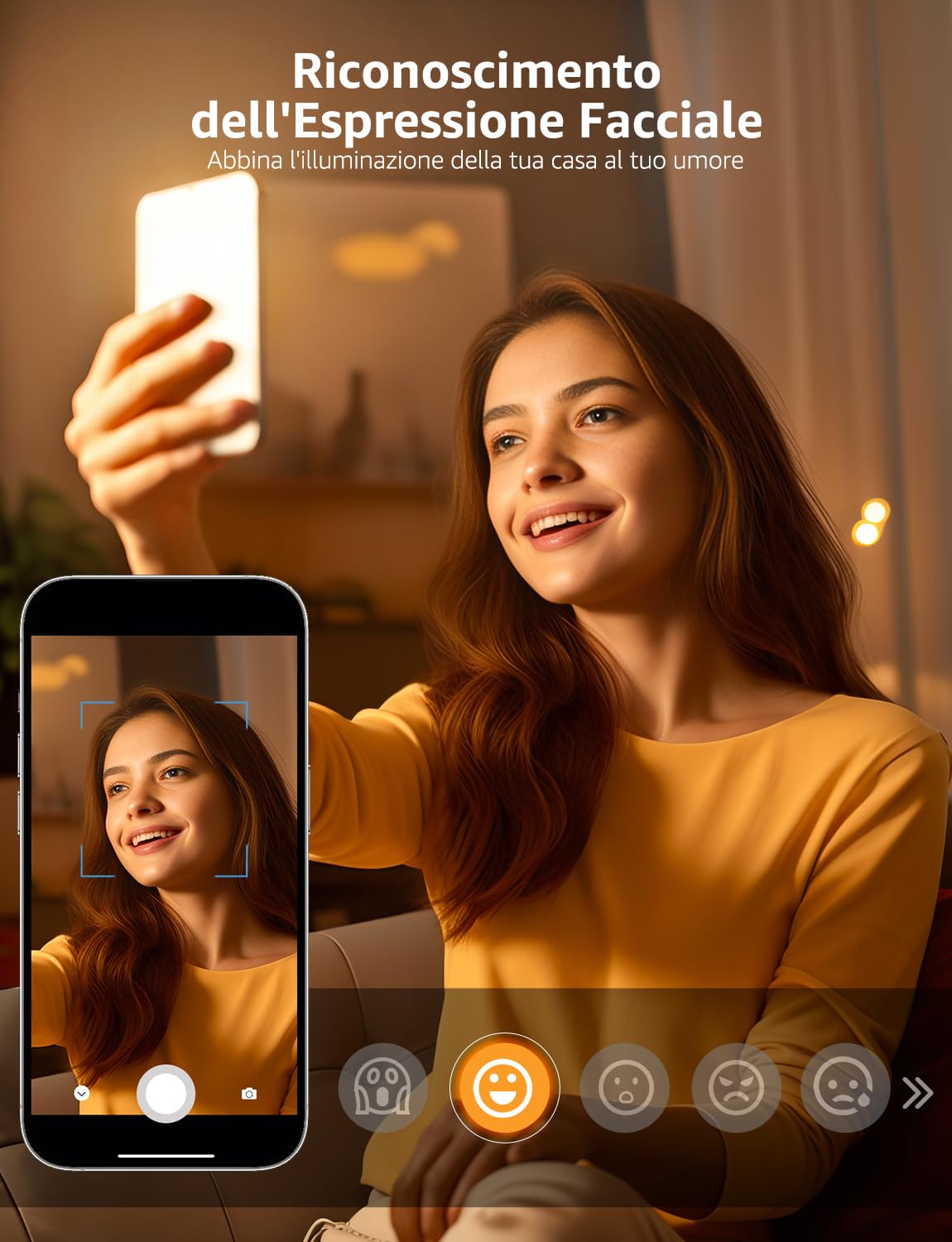 Lepro T1 AI Plafoniera LED Smart, 1800LM 24W IP44 Impermeabile | Progettista Illuminazione AI Personalizzato, Funziona con Alexa/Google Assistant, Connessione Wi-Fi/Bluetooth, Sync Musicale