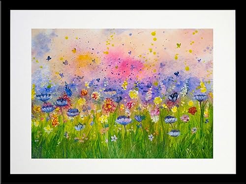 Buyartforless IF EDC459 20x16 1.25 White SM Wall Art, Green