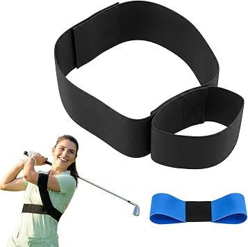 Slider Golf Aid Swing Posture Correction Training Tool, 2Pcs