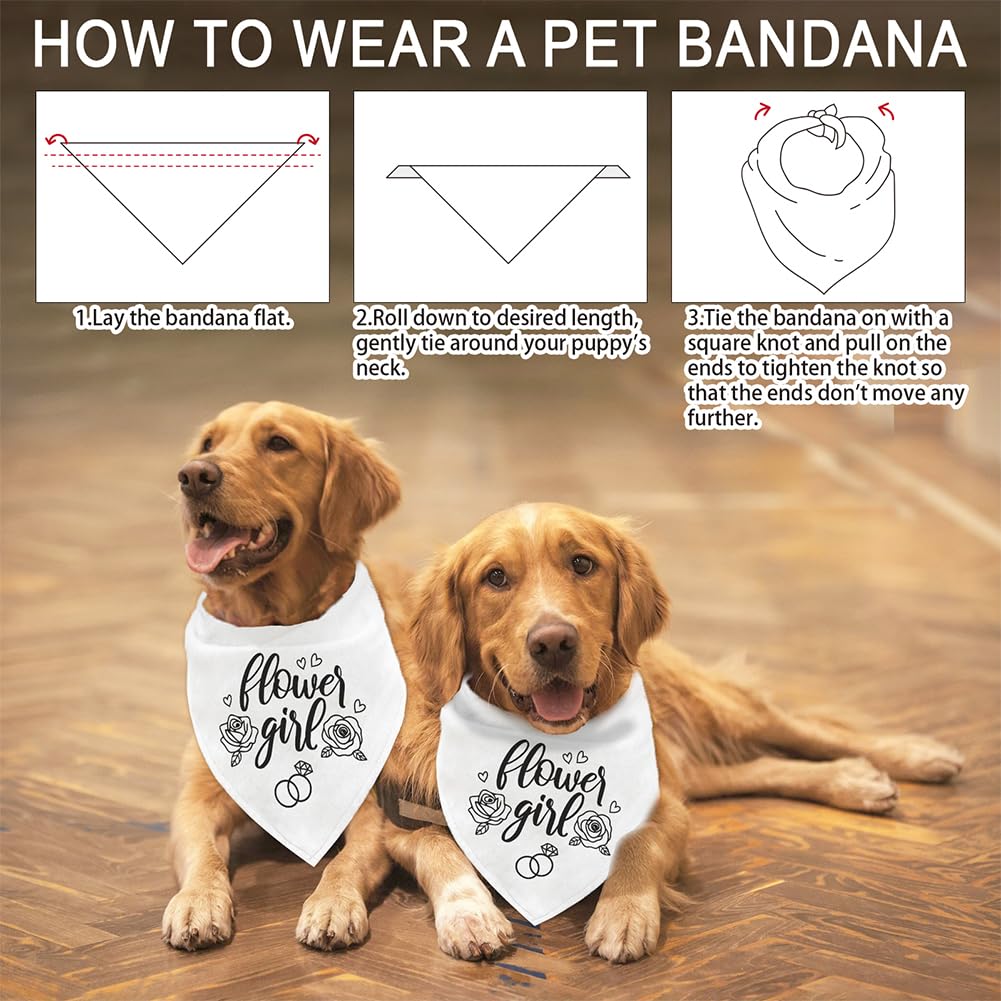 arricraft 1 White Unbleached Cotton Adjustable Triangle Dog Bandana - Image 4