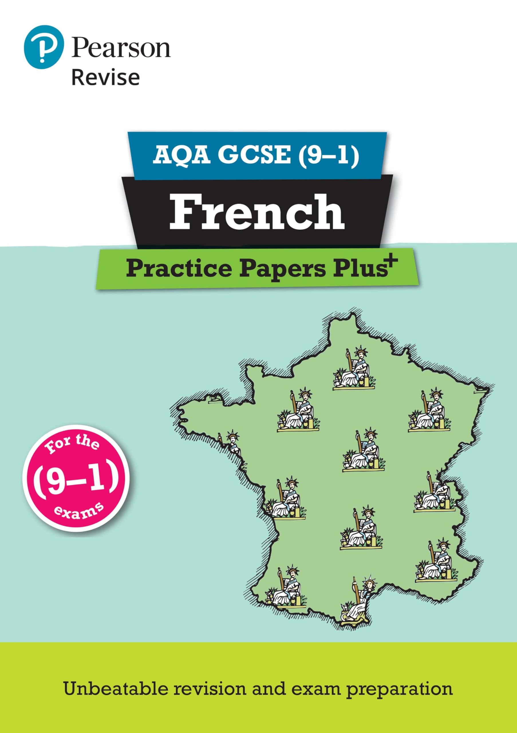 Pearson REVISE AQA GCSE (9-1) French Practice Papers Plus: For 2024 and 2025 assessments and exams (Revise AQA GCSE MFL 16)