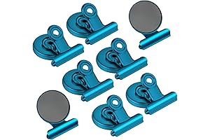 DIYSELF 8Pack Magnet Clips, Magnetic Clips for Whiteboard, Office, Photo, Classroom Organization Supplies